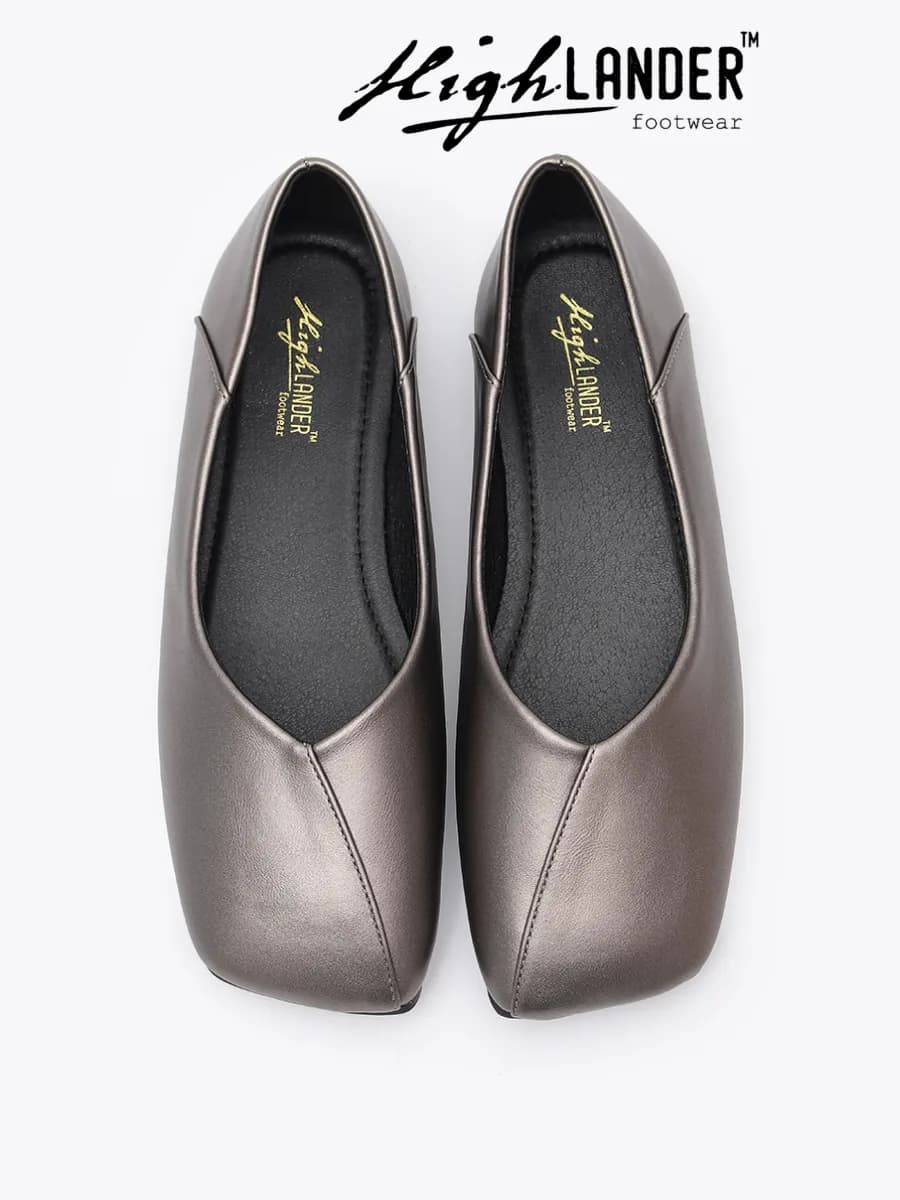 Балетки комфорт с квадратным носом