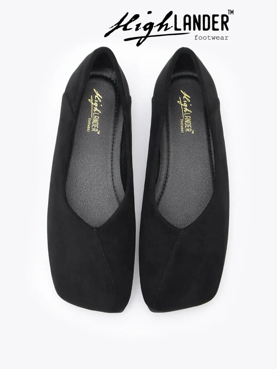 Балетки комфорт с квадратным носом