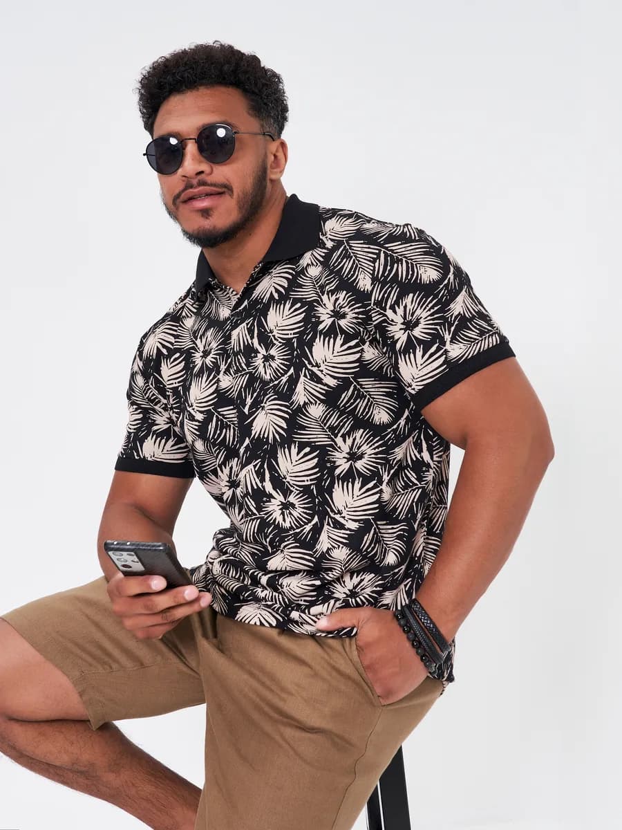 Футболка-поло стильная - фото 1