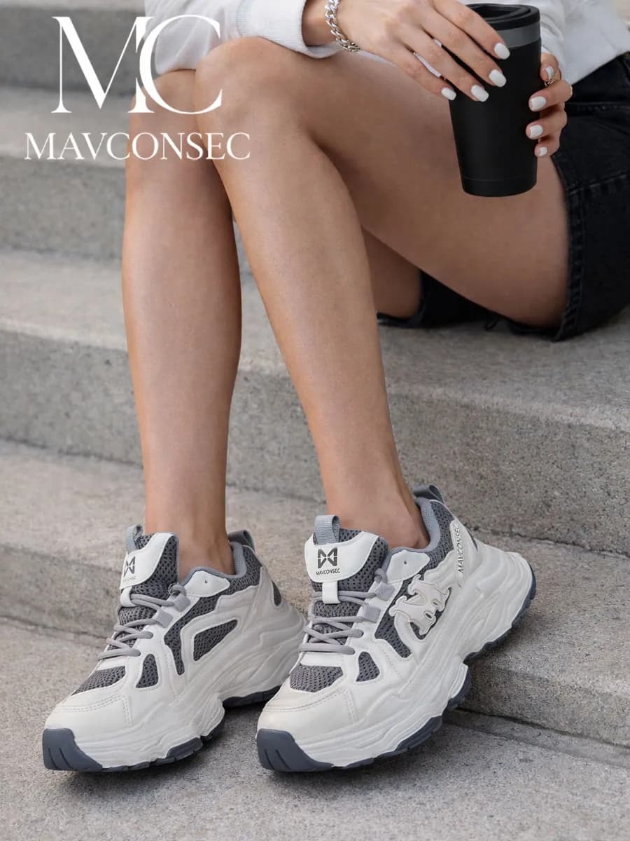 Кроссовки летние на платформе