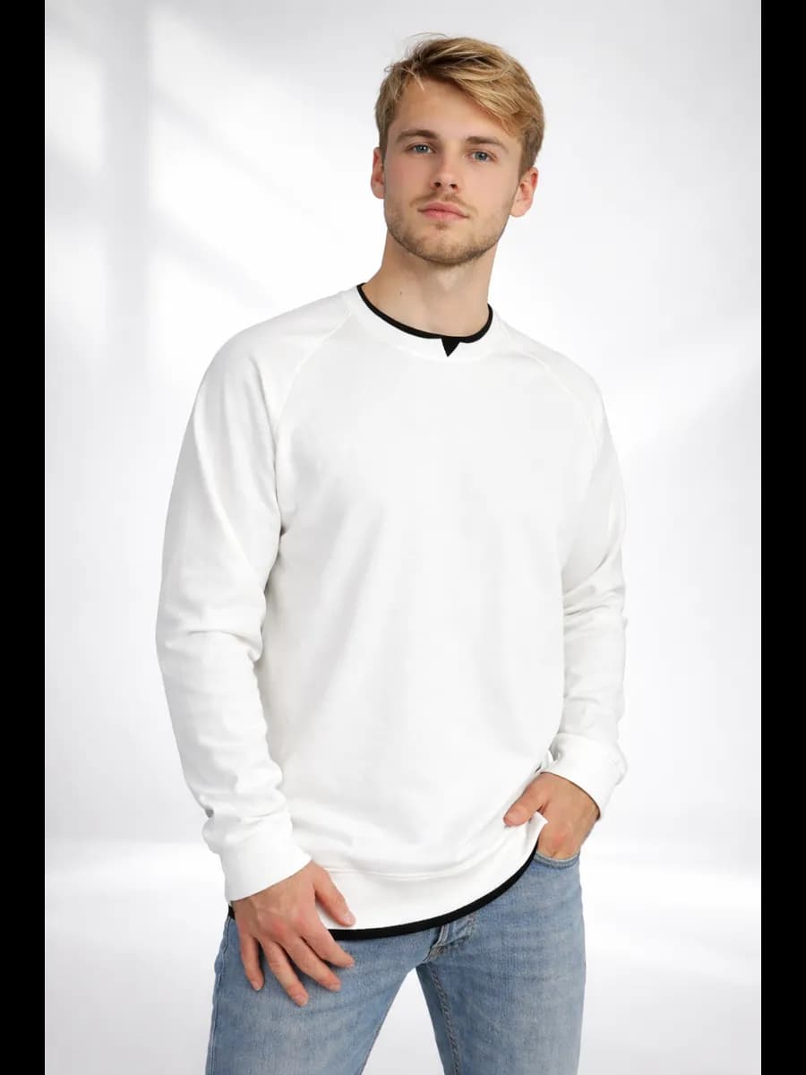 Свитшот оверсайз без начеса