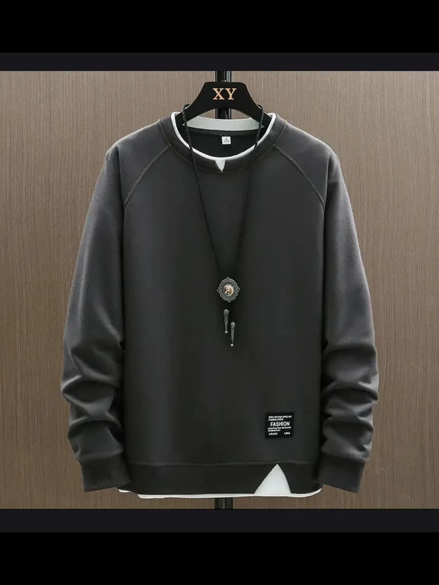 Свитшот оверсайз без начеса