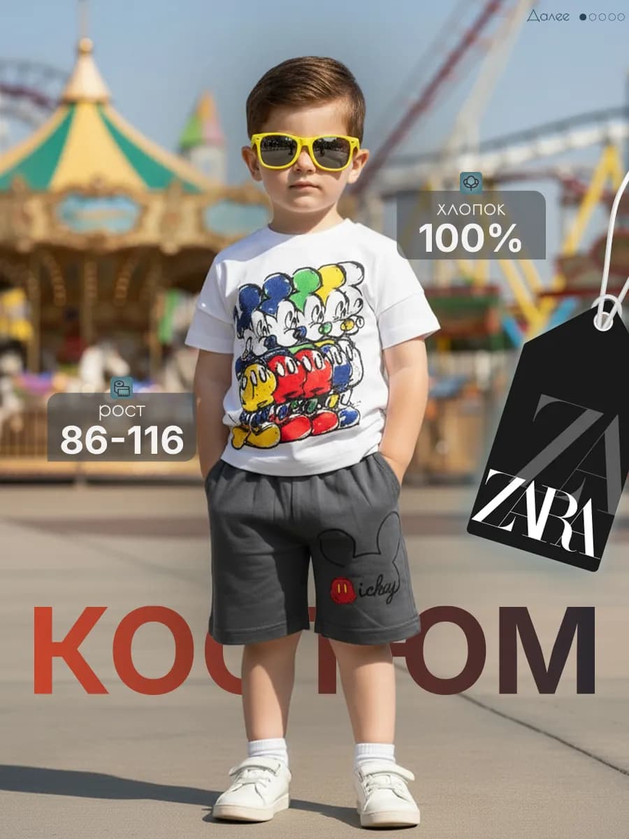 Костюм детский для мальчика в садик - фото 1