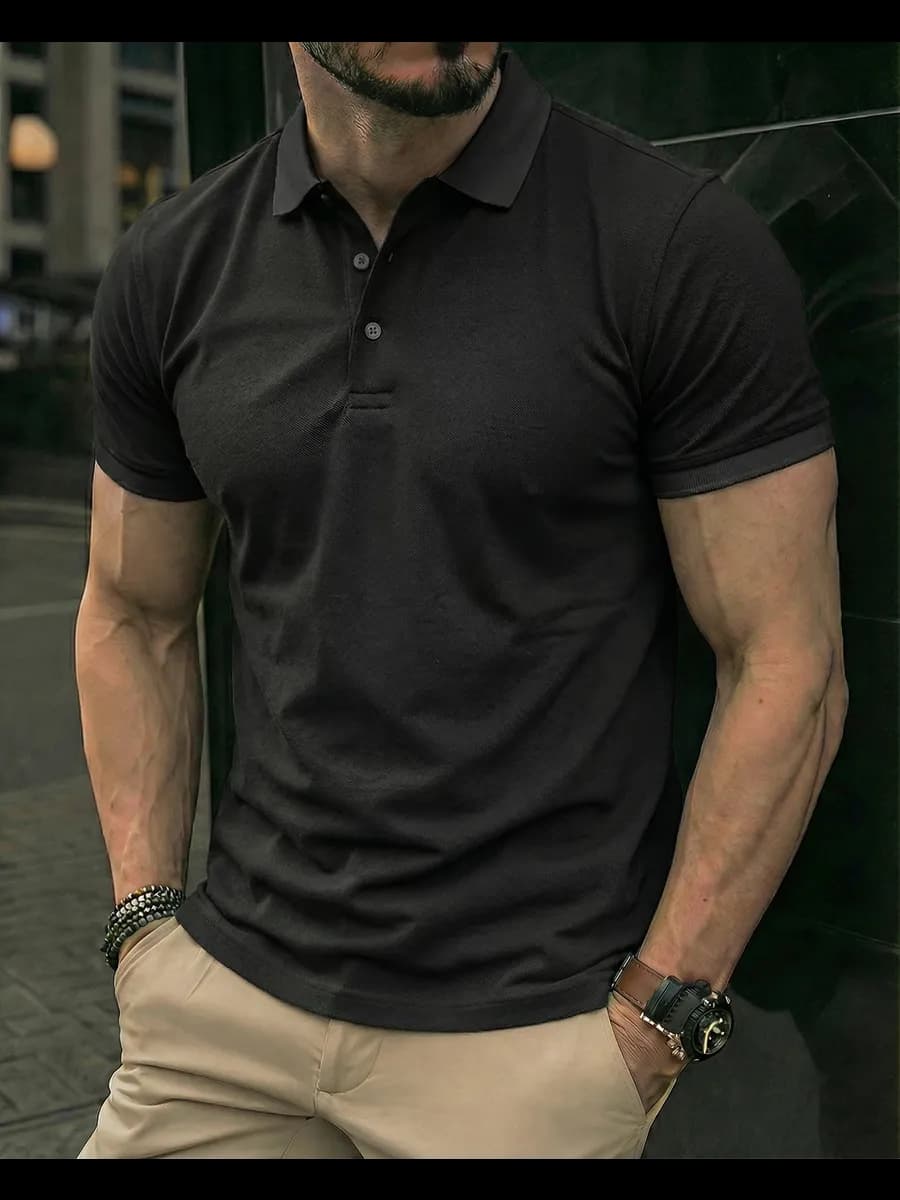 Футболка поло с коротким рукавом