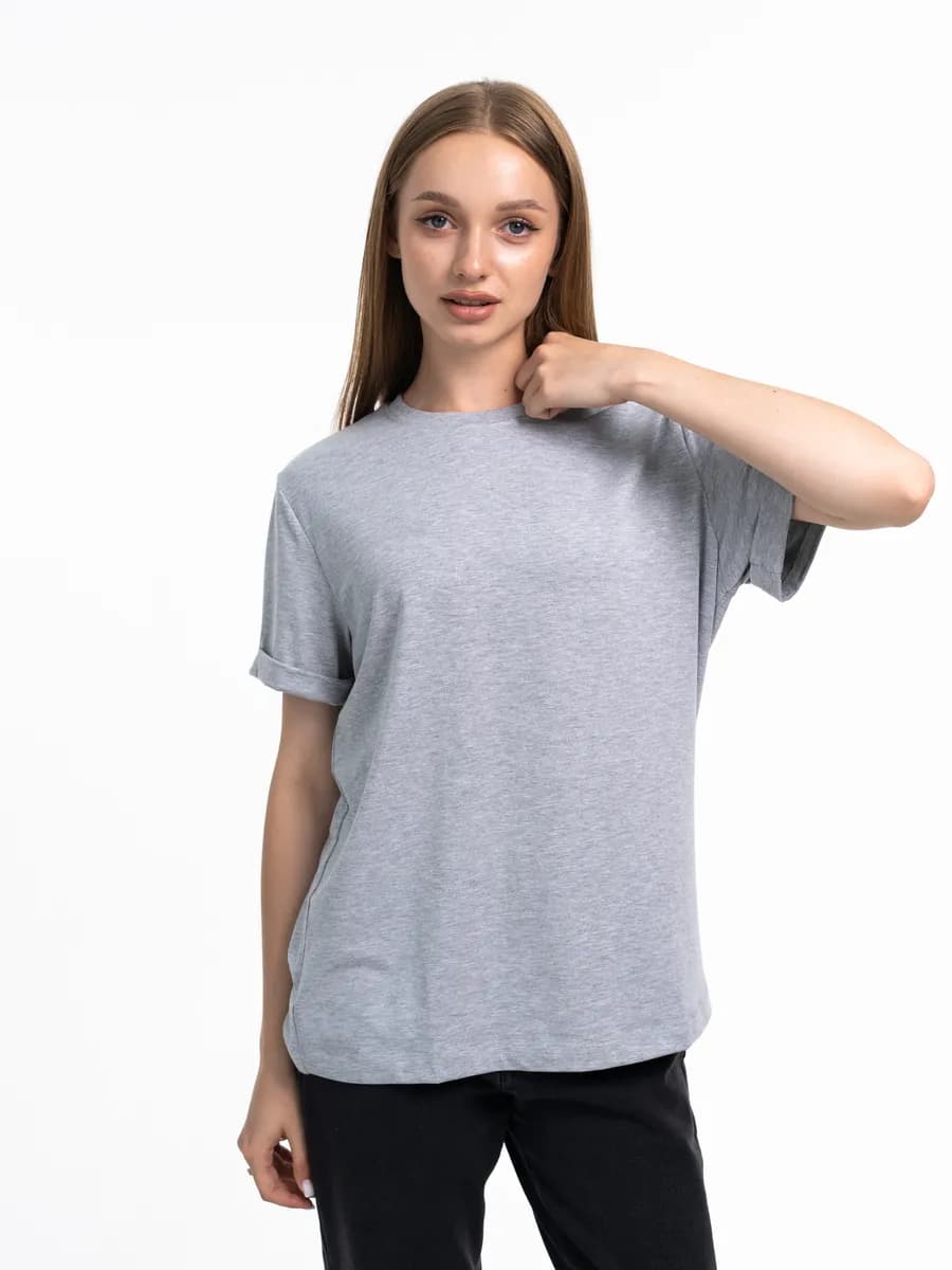 Футболка хлопок с эластаном базовая