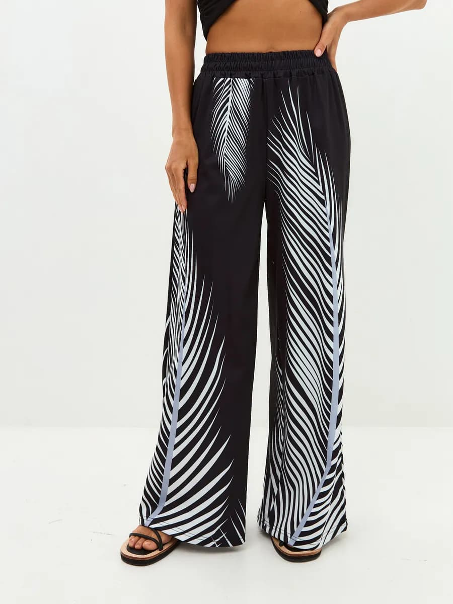 Домашние штаны широкие pinterest