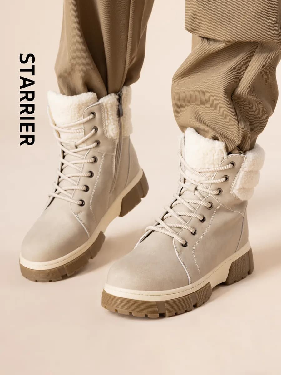 Ботинки зимние с мехом - фото 1