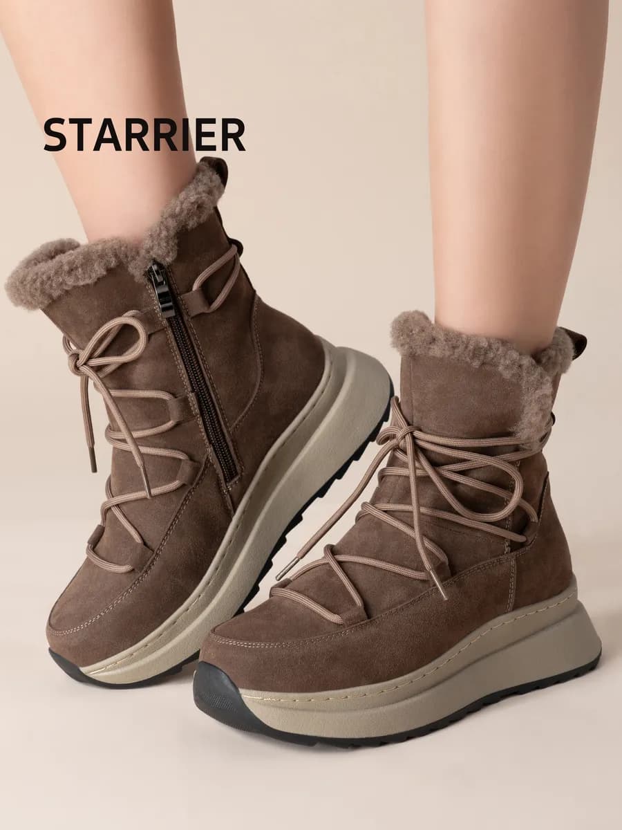 Ботинки зимние кроссовки натуральная замша