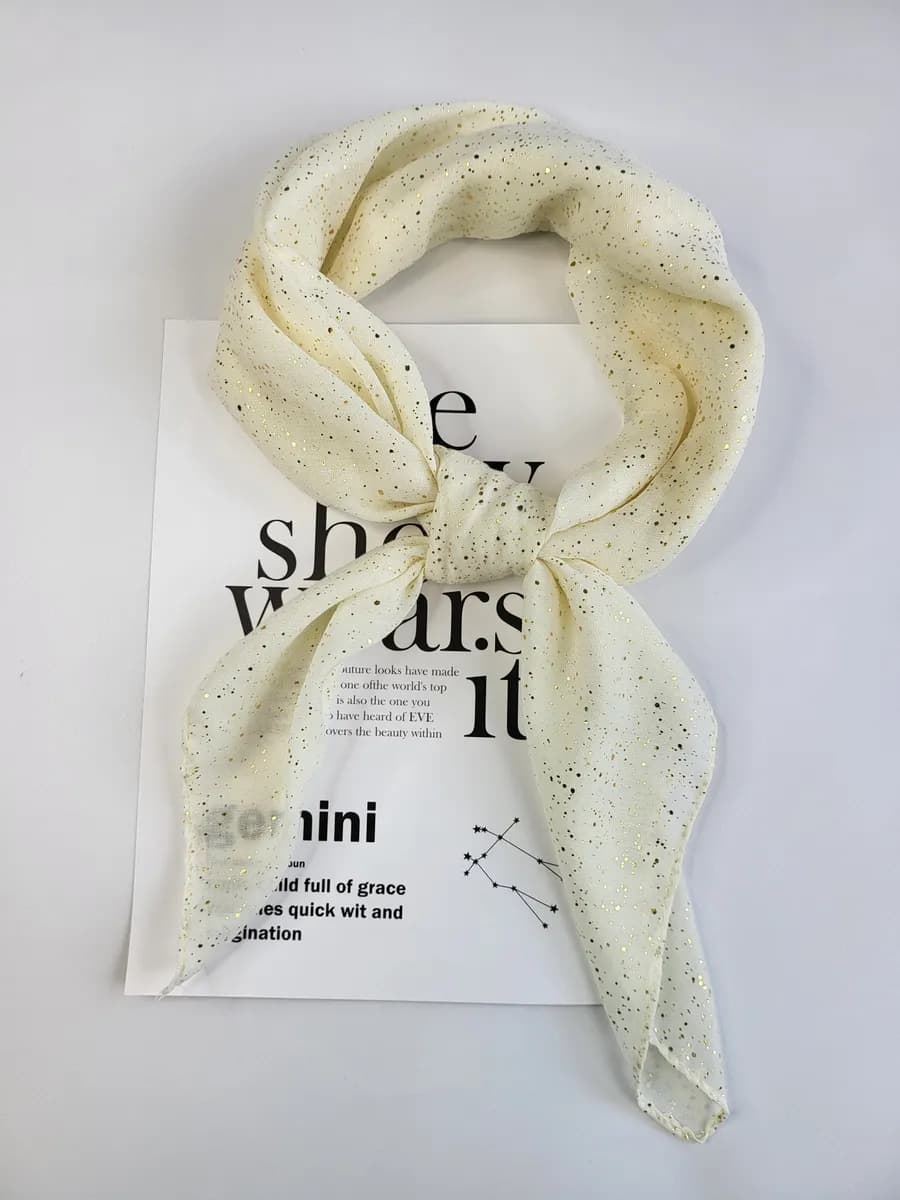 Платок хлопковой на голову и шею