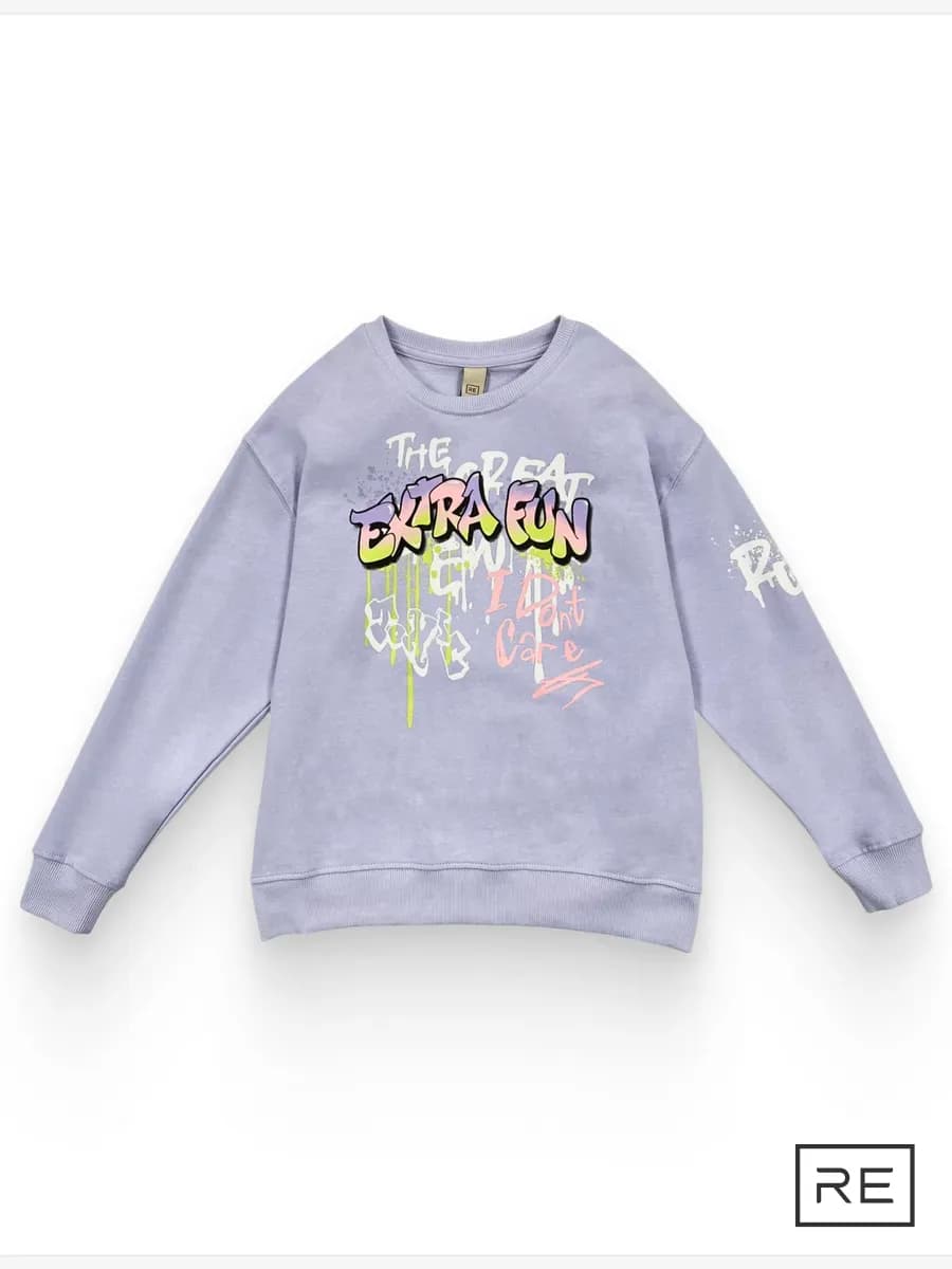 Толстовка хлопковая с принтом