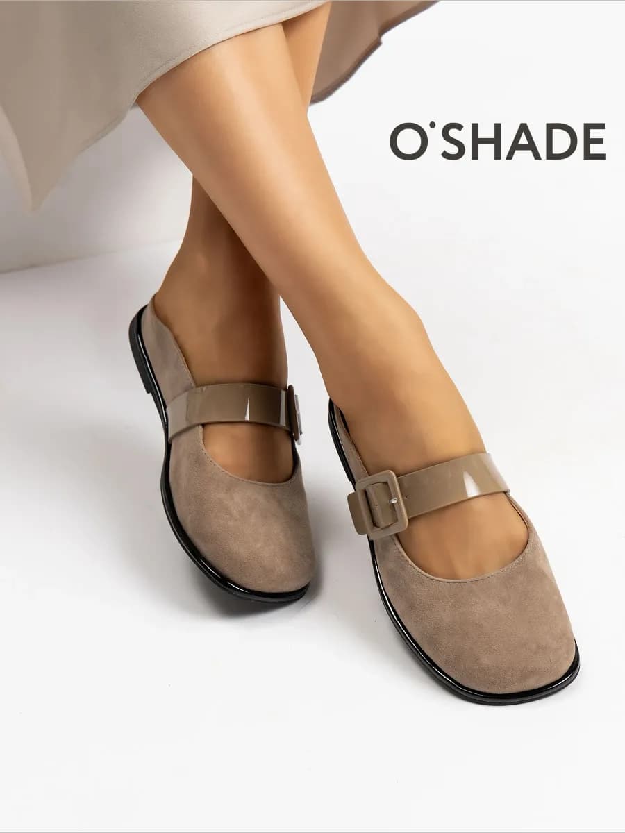 Мюли замшевые женские