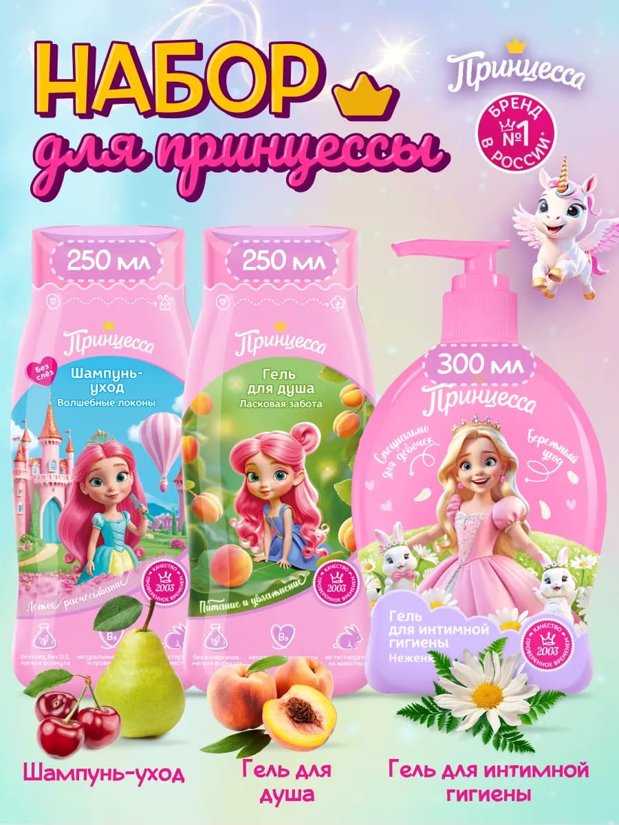 Набор Шампунь и Гель для душа и для интимной гигиены