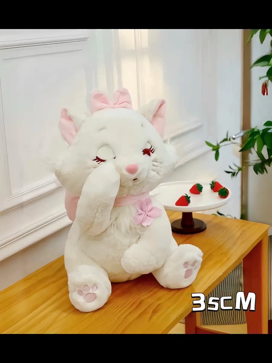 Мягкая игрушка Кошечка с бантиком пушистая