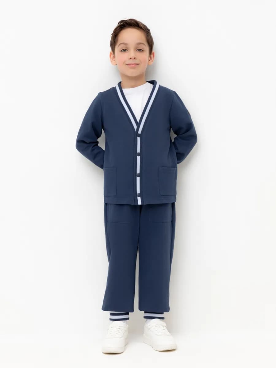 Джоггеры хлопковые на резинке для мальчика