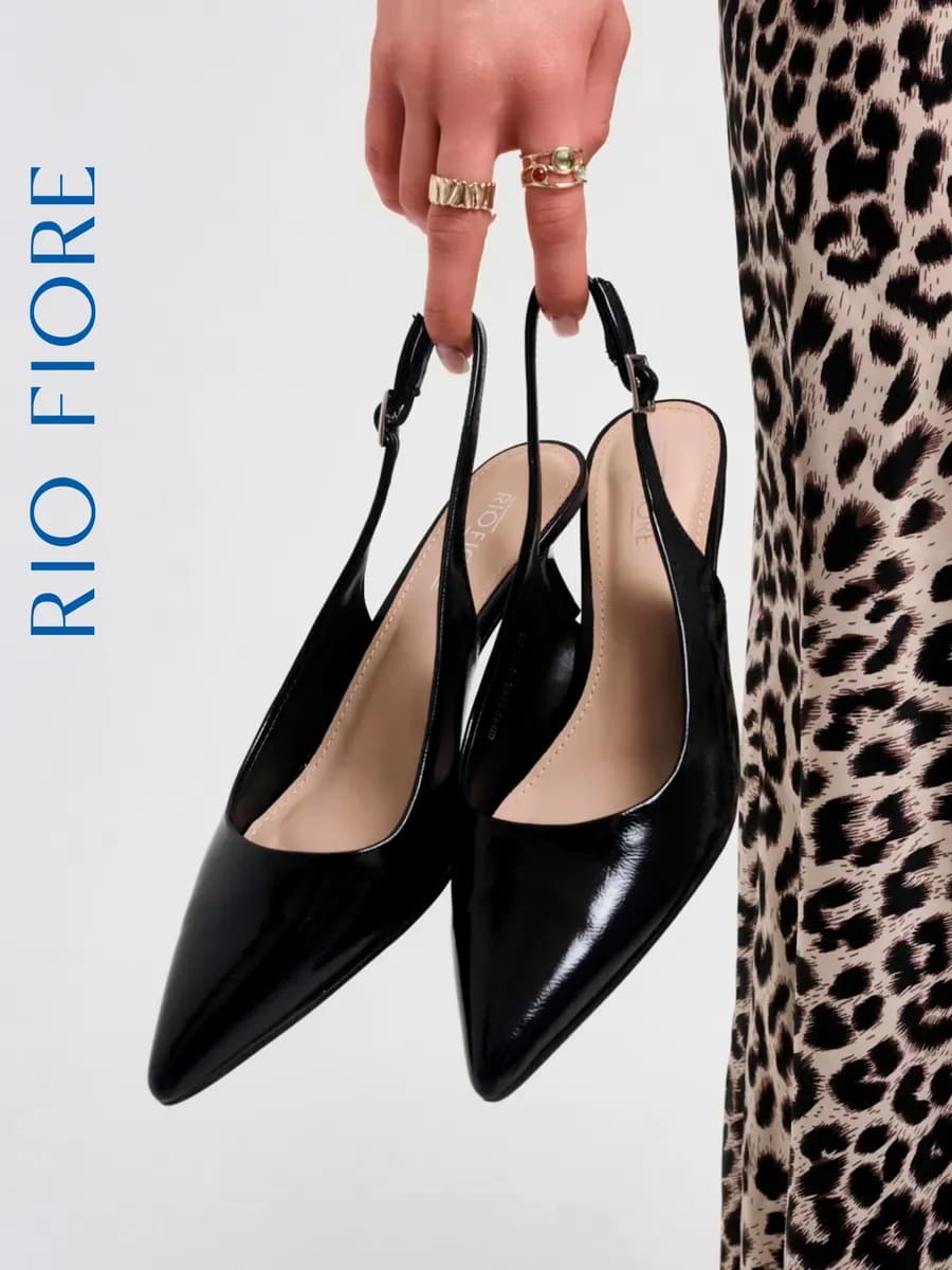 Туфли на каблуке шпильке слингбэки вечерние