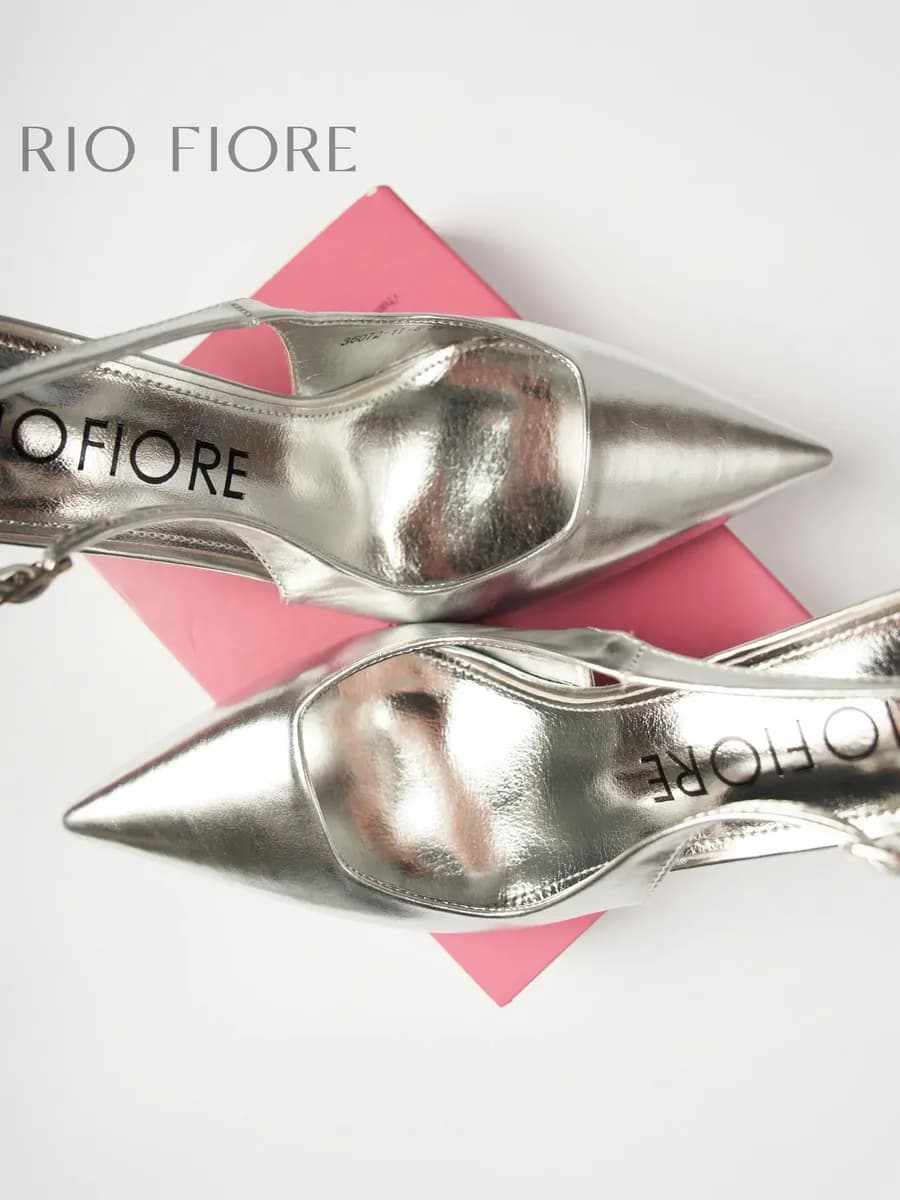 Туфли на каблуке шпильке слингбэки вечерние