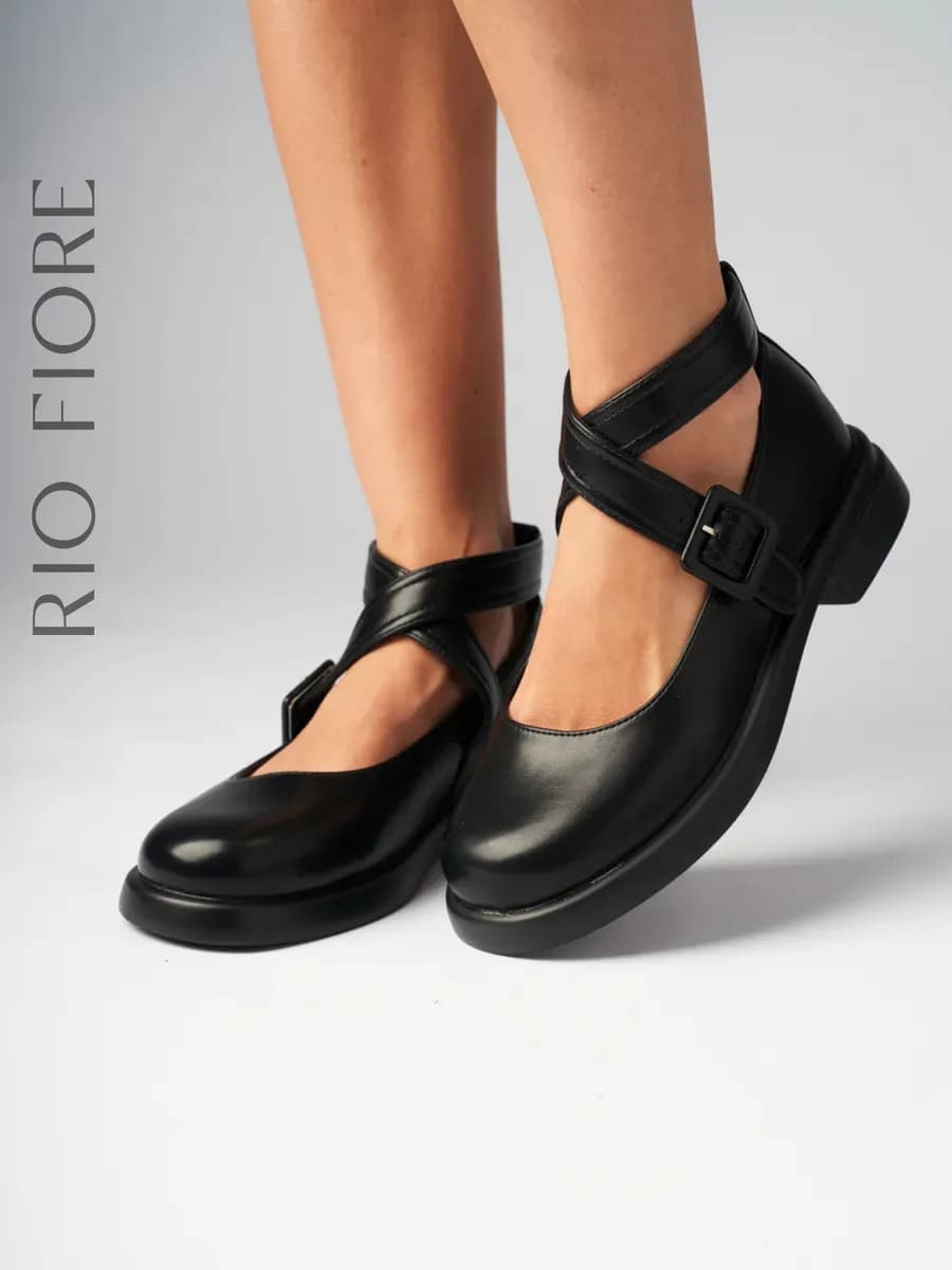 Туфли на низком каблуке мери джейн