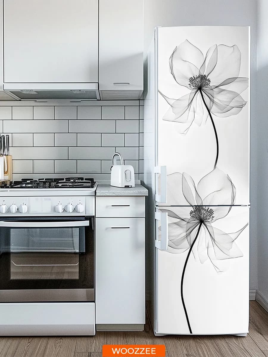 Интерьерная наклейка на холодильник декор для кухни