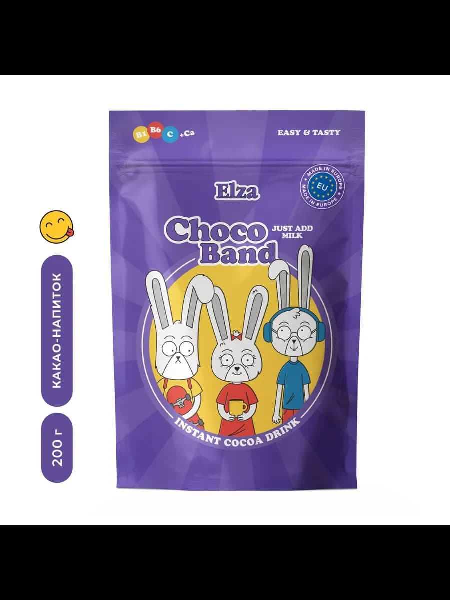 Choco Band какао с витаминами быстрорастворимый напиток 200г