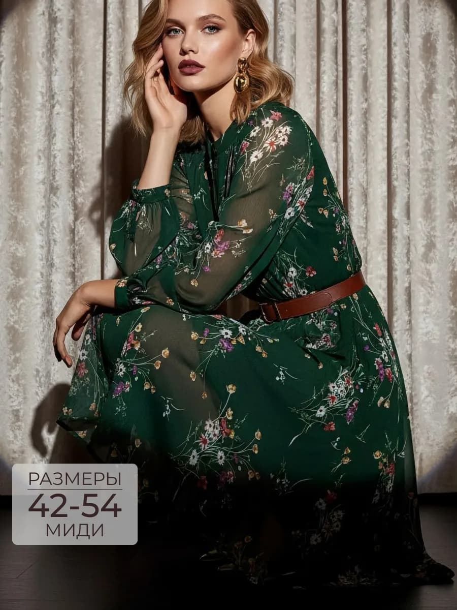 Платье нарядное шифоновое