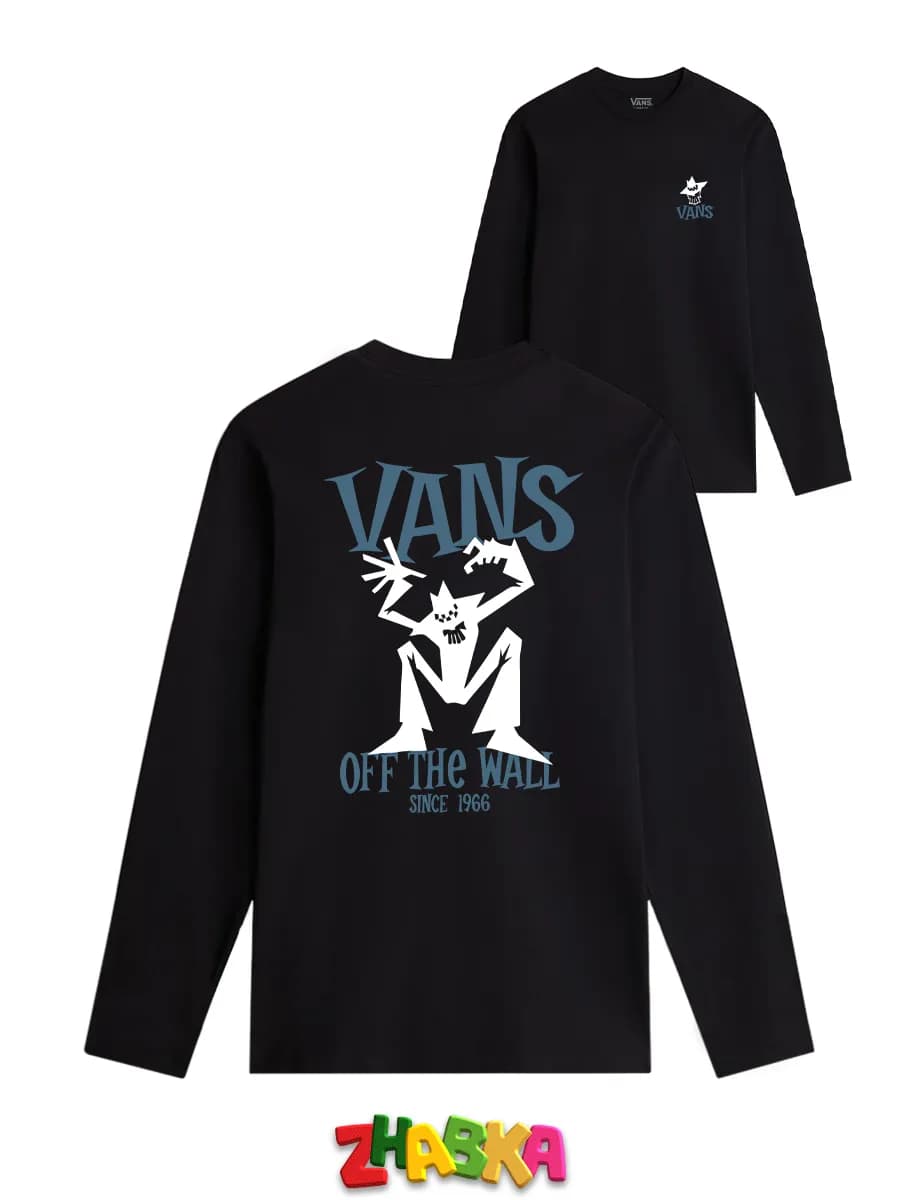 лонгслив с принтом оверсайз VANS ванс sk8