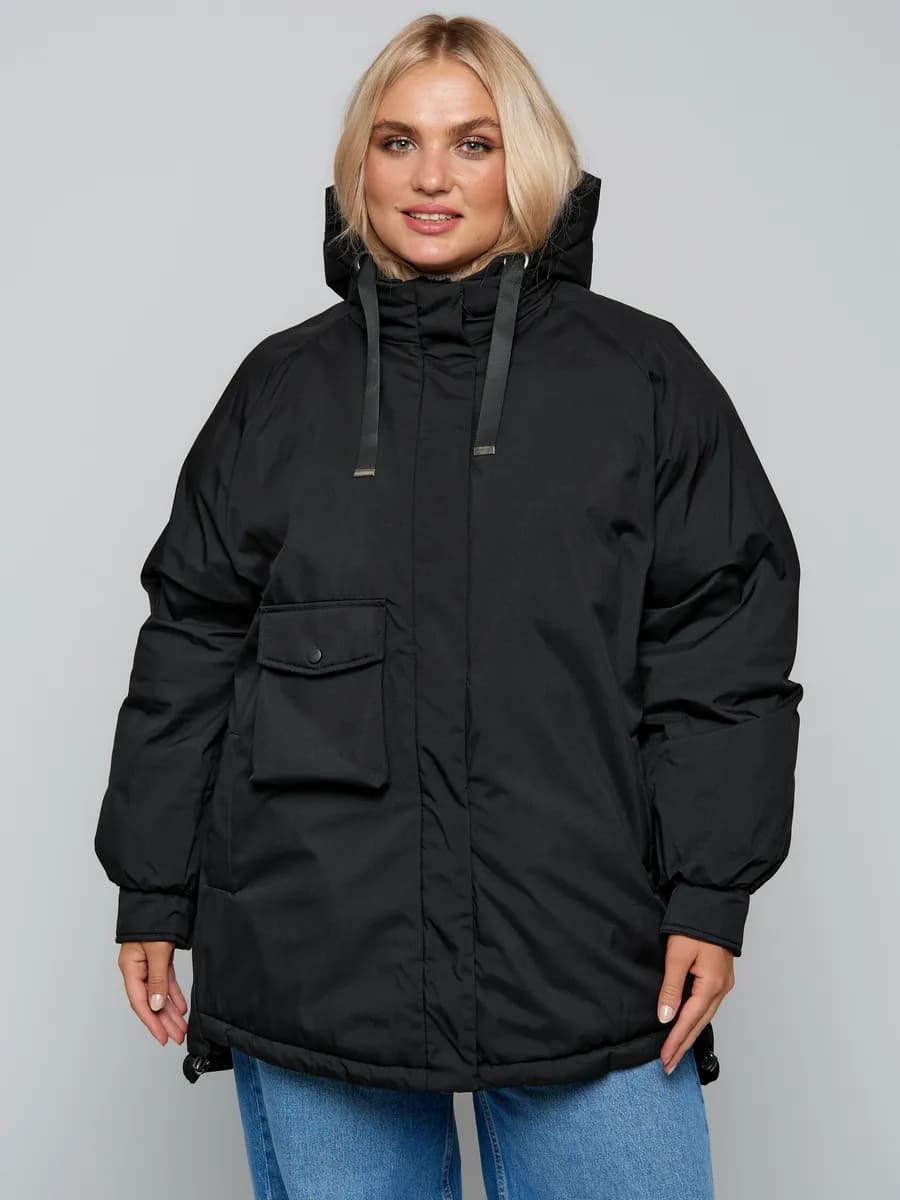 Куртка пуховик зимний оверсайз, большие размеры