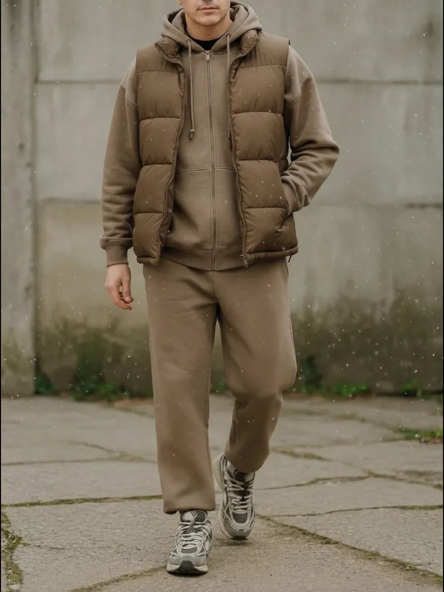 Спортивный костюм на молнии - фото 1