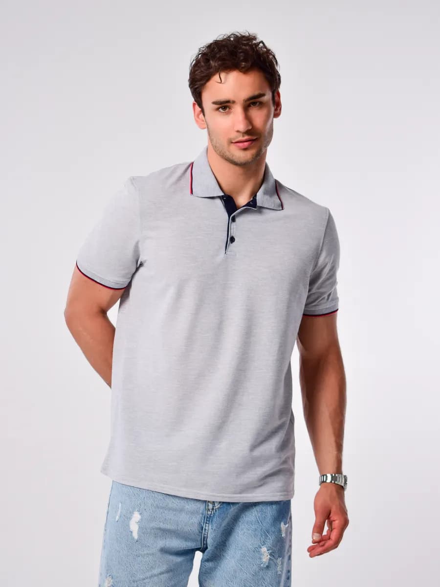 Футболка поло хлопковая