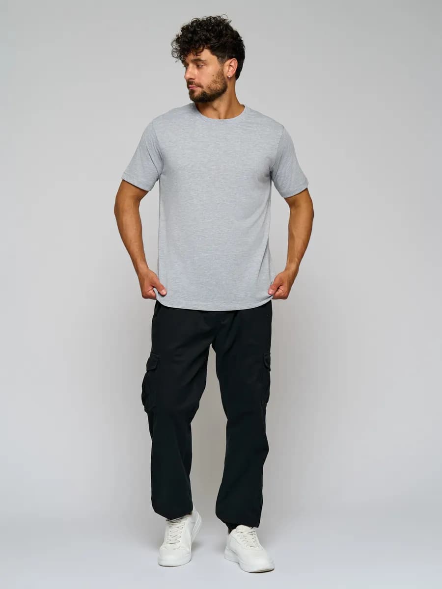 футболка однотонная базовая