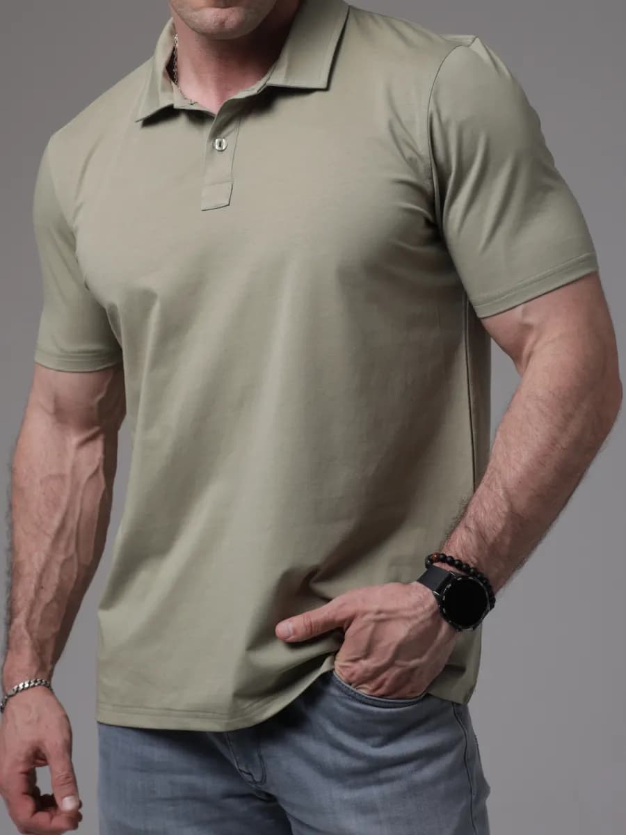 Футболка поло с коротким рукавом