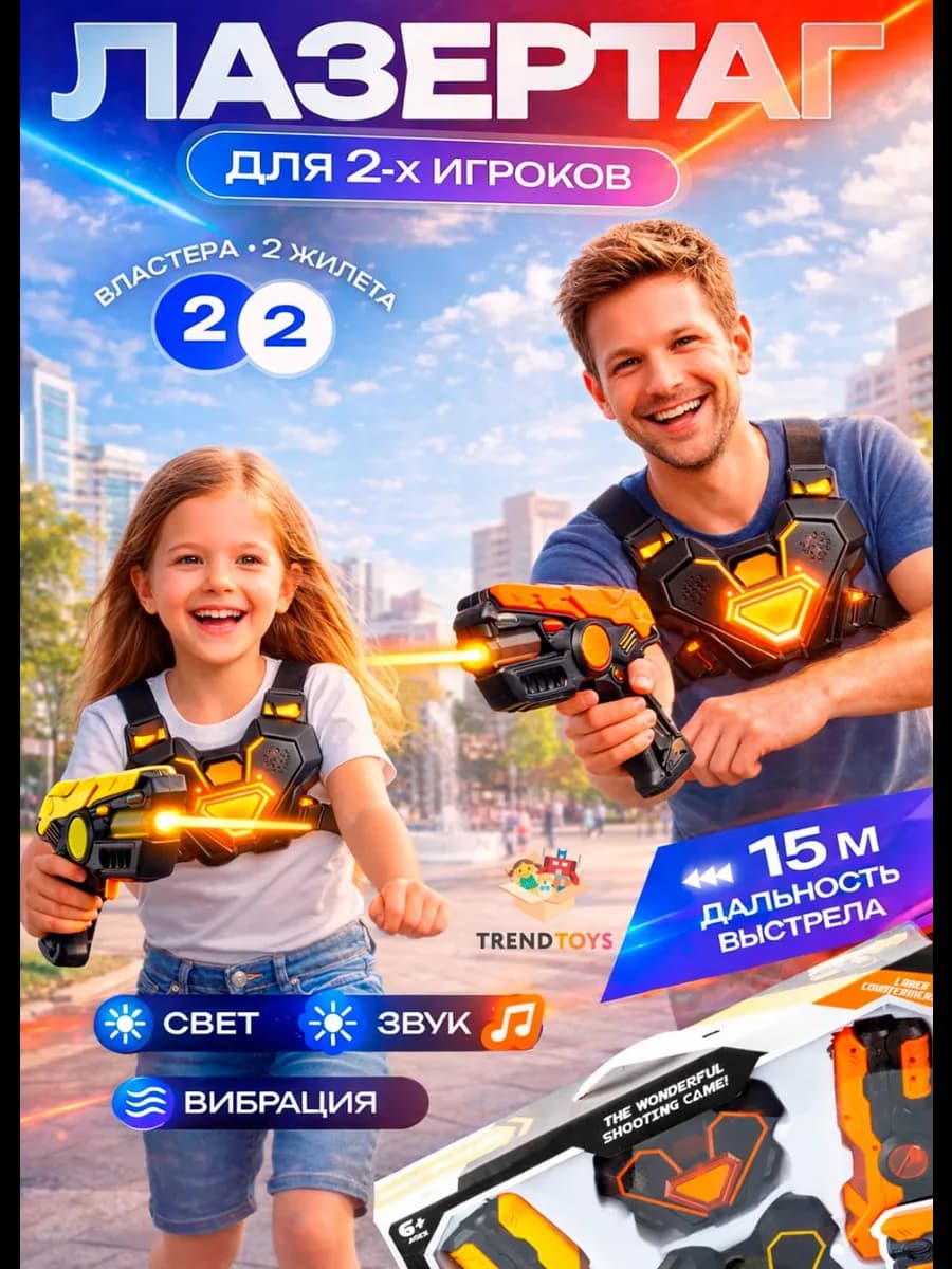 Лазертаг Бластер Игрушечное оружие