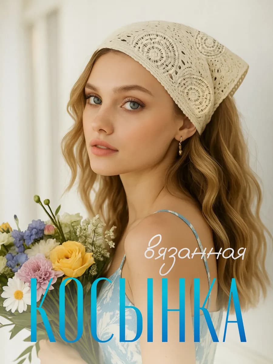 косынка кружевная ажурная