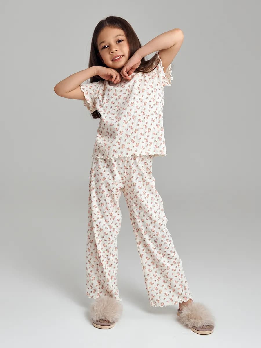 Пижама хлопковая со штанами