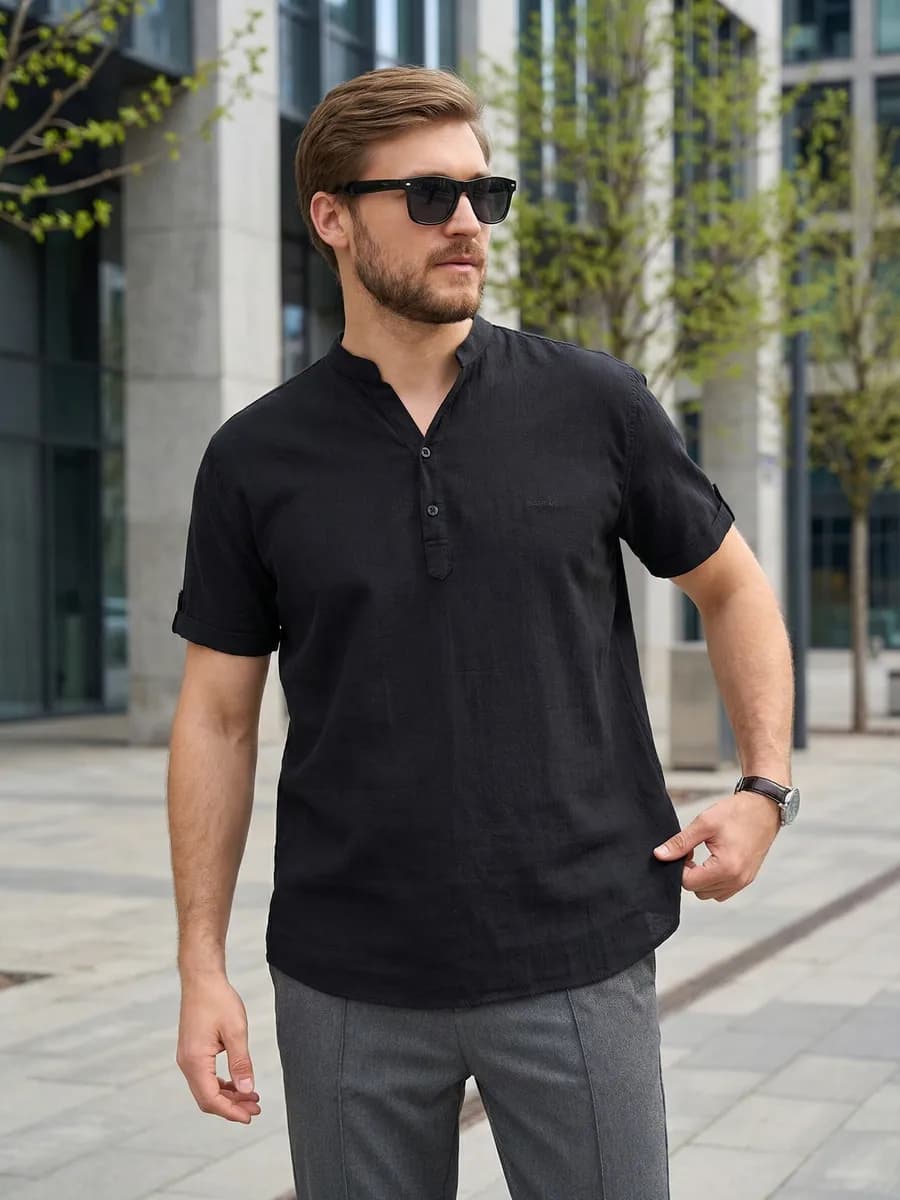 Рубашка лен Турция