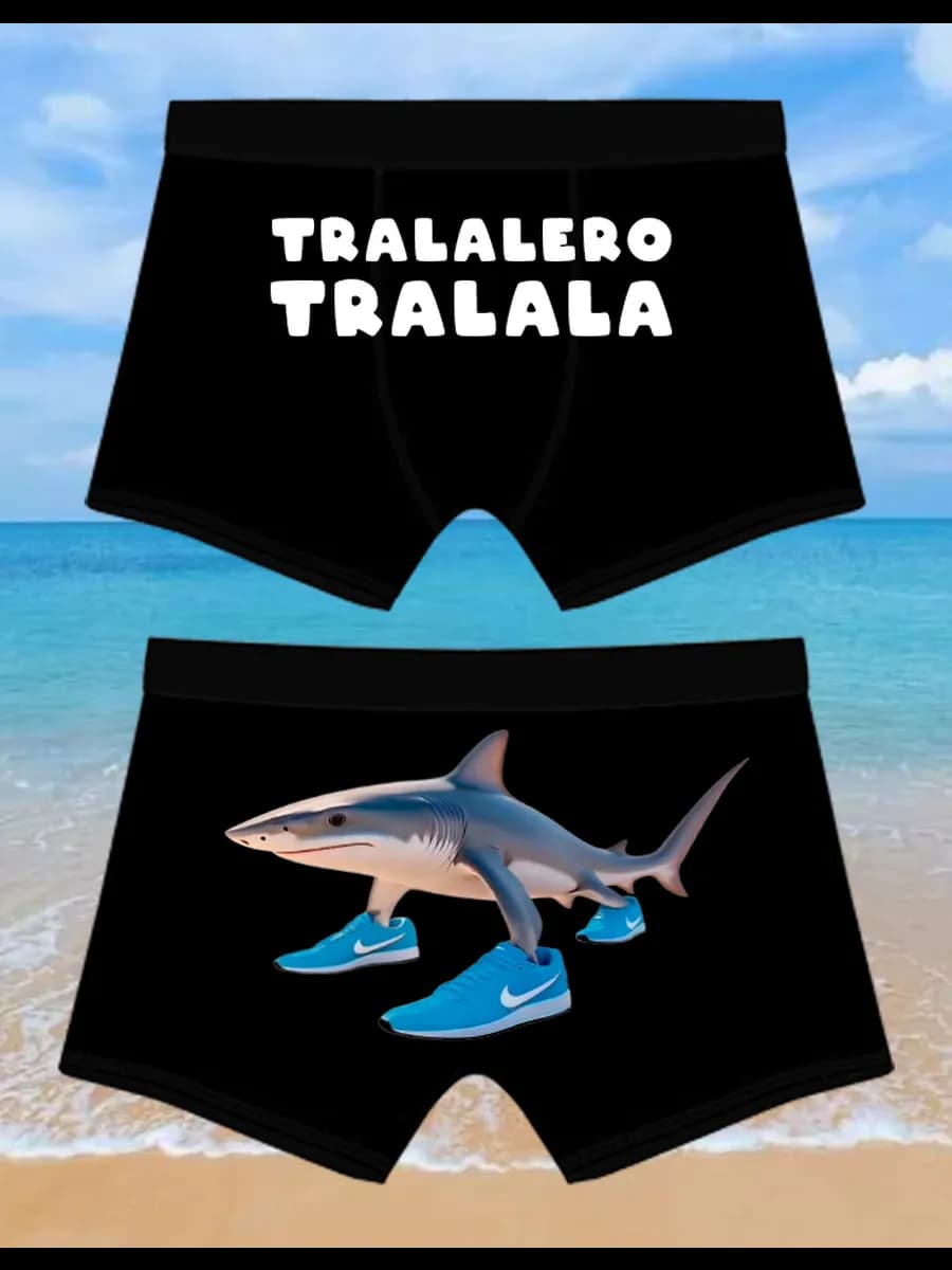 Трусы тралалело тралала смешные приколом tralalelo tralala - фото 1