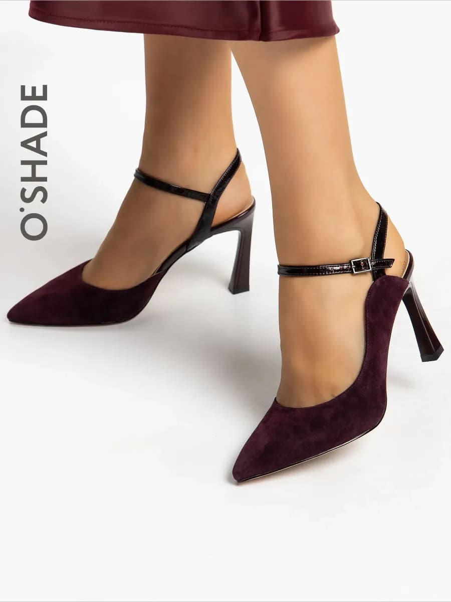 Туфли женские на каблуке - фото 1