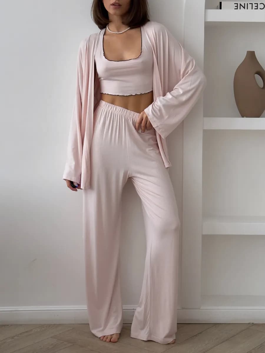 Пижама тройка вискоза