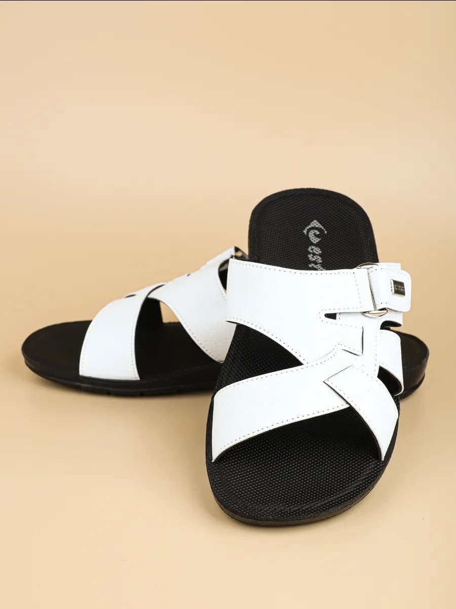 Шлепанцы кожаные летние