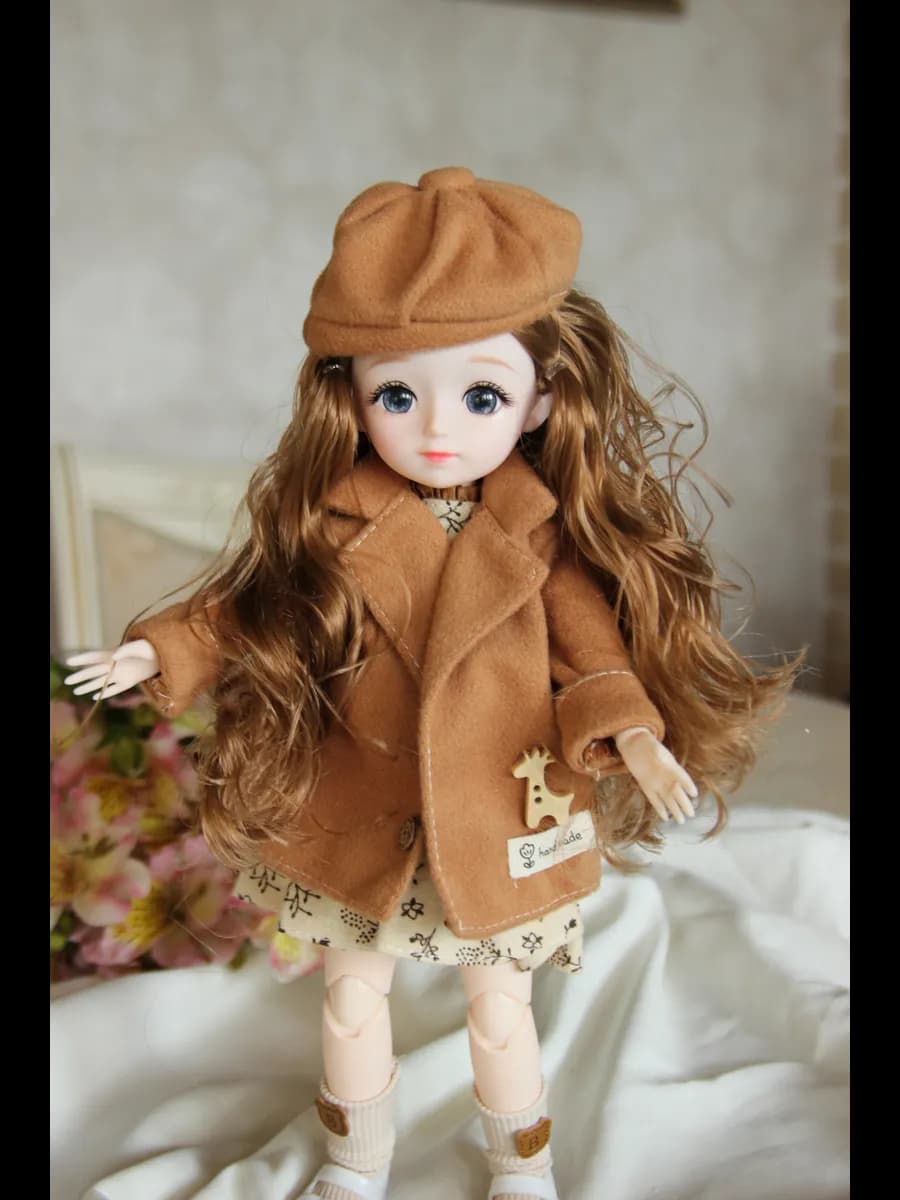Кукла для девочки шарнирная BJD 31см аниме 8 марта
