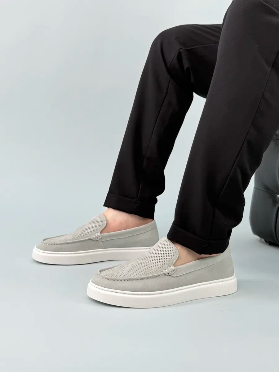 Мокасины мужские топсайдеры легкая летняя обувь