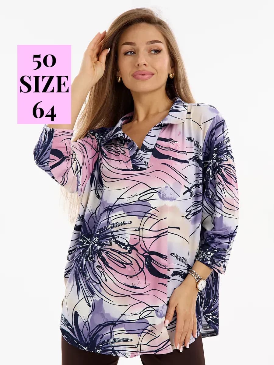 Блузка нарядная больших размеров