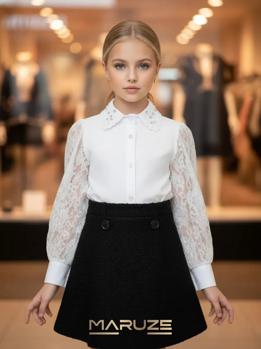 Блузка школьная нарядная для подростка