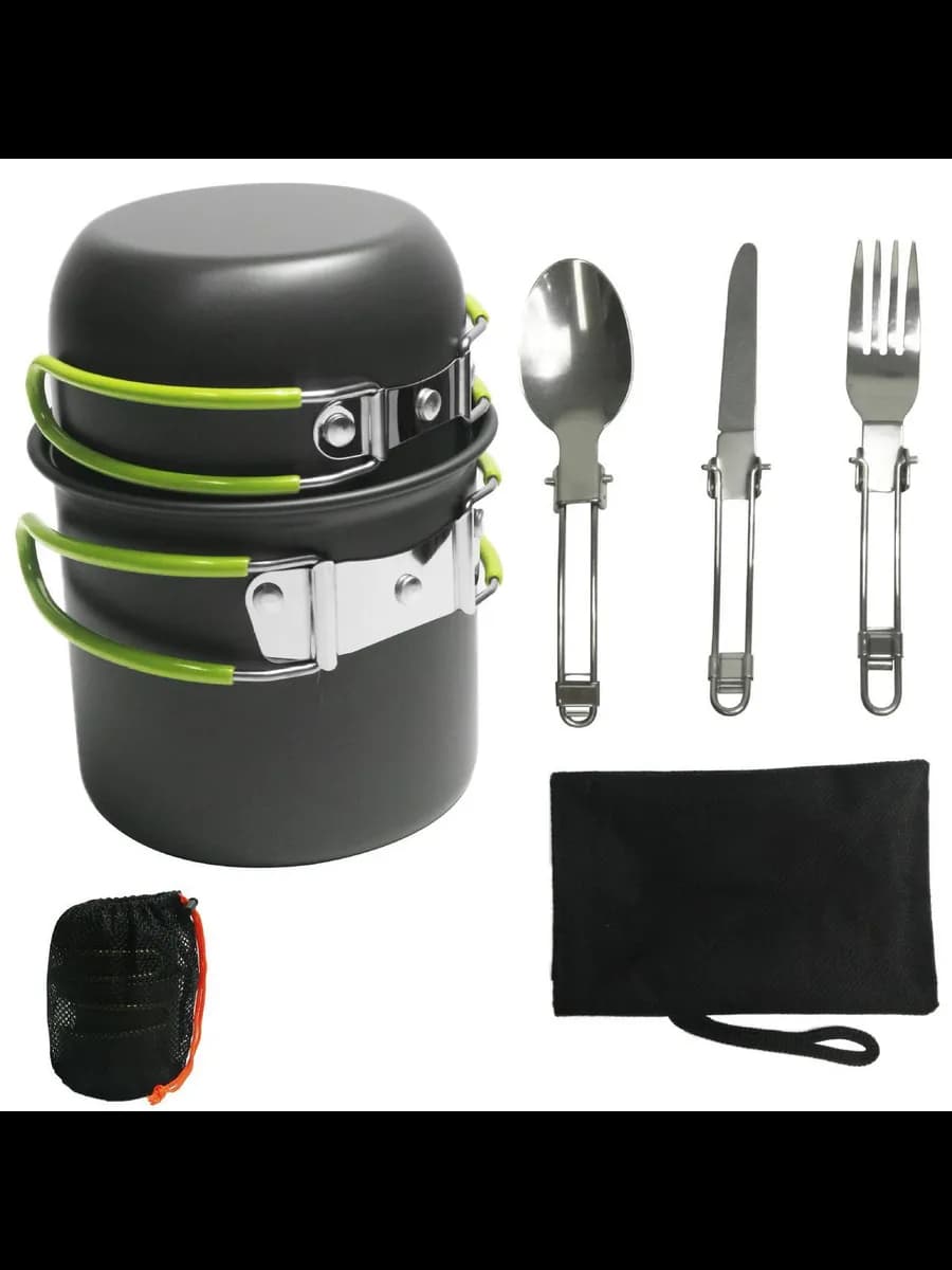 Набор посуды для кемпинга - фото 1