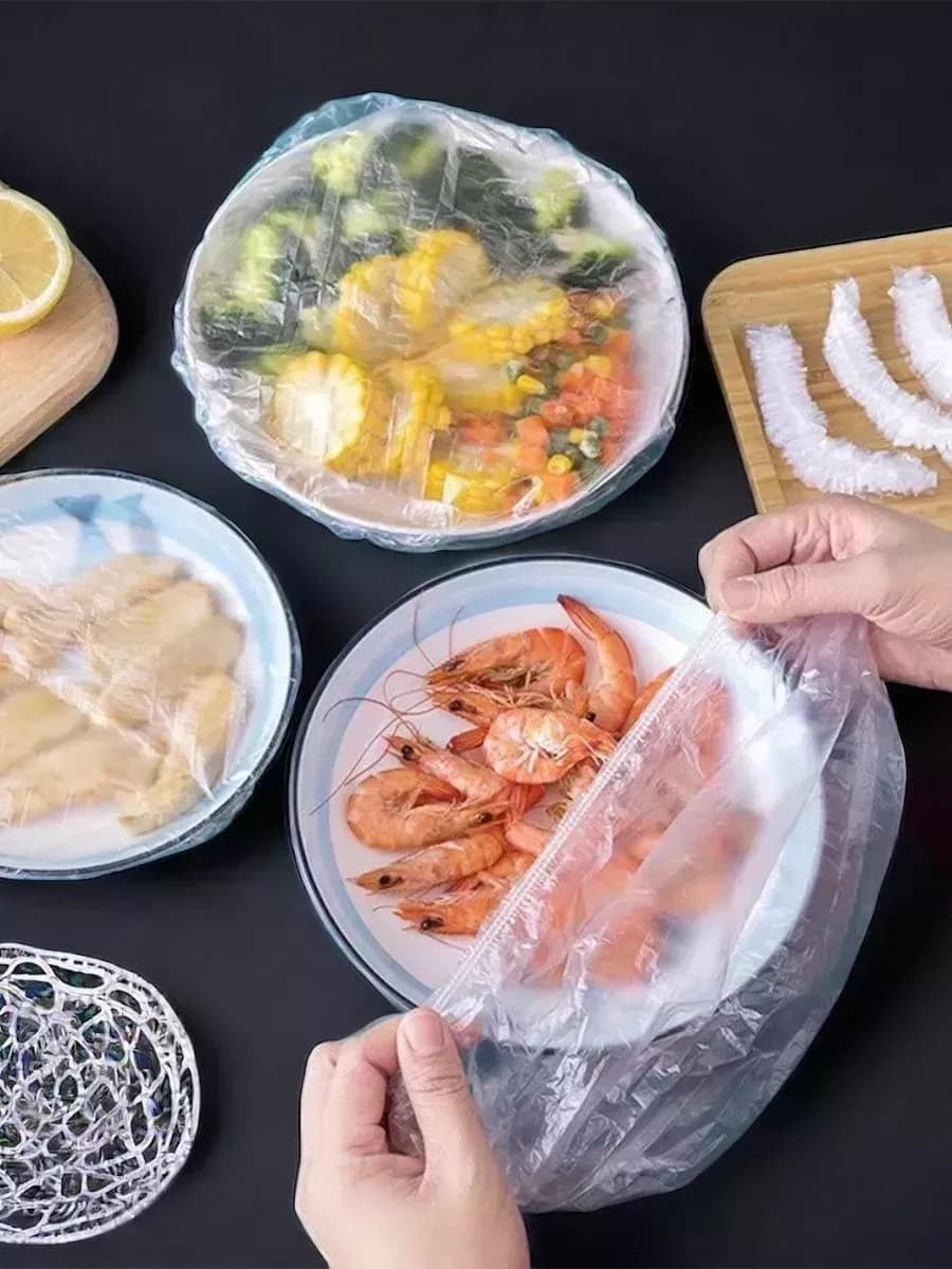 Пакеты колпачки для продуктов