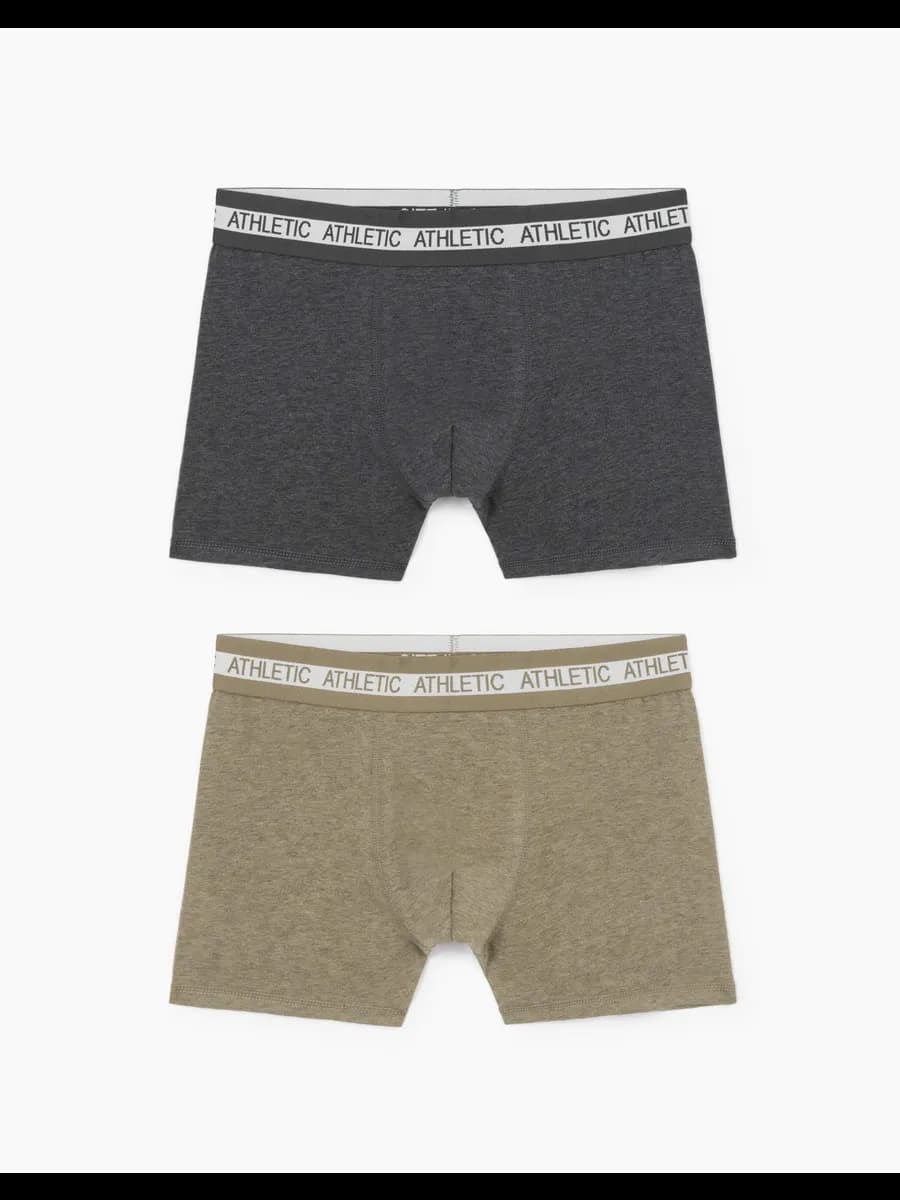 Трусы-боксеры с надписями 2 шт