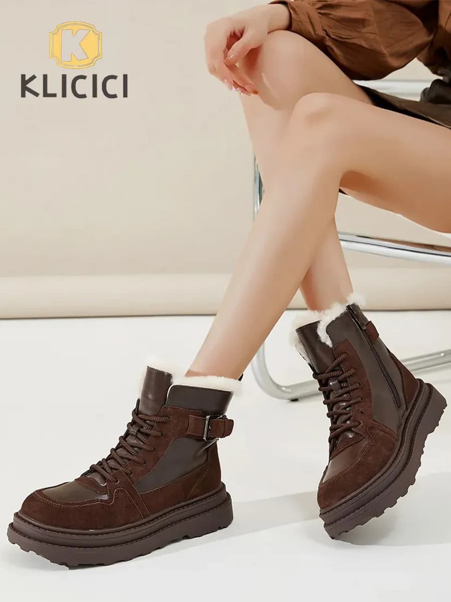 ботинки женские зимние с мехом