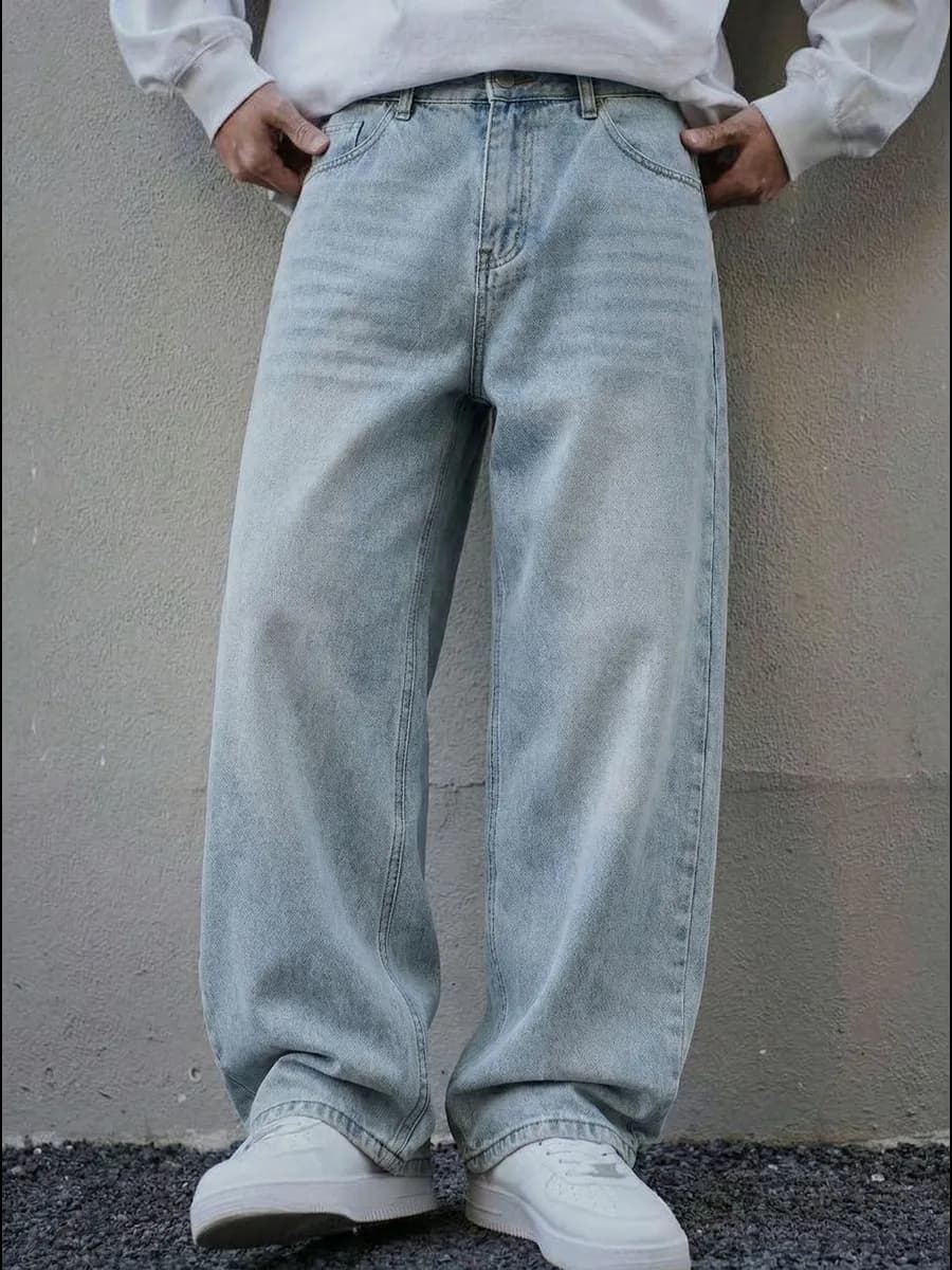 Джинсы широкие багги y2k