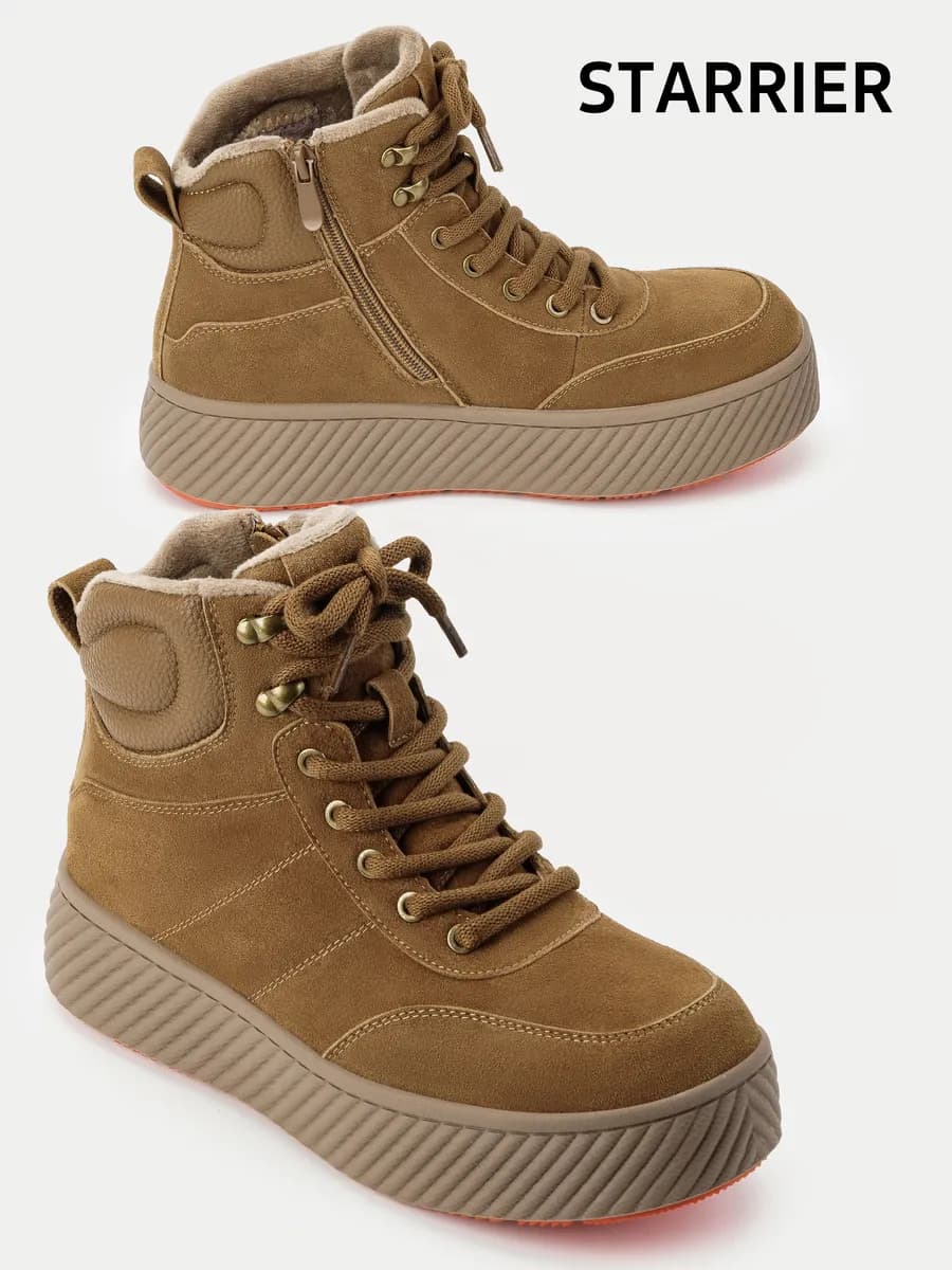 Ботинки зимние натуральная замша