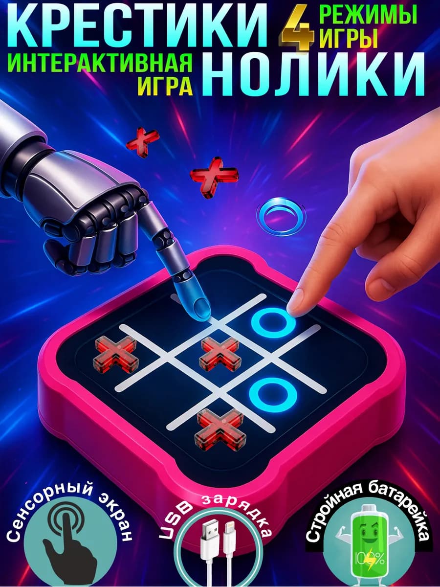 Электронная головоломка Крестики нолики