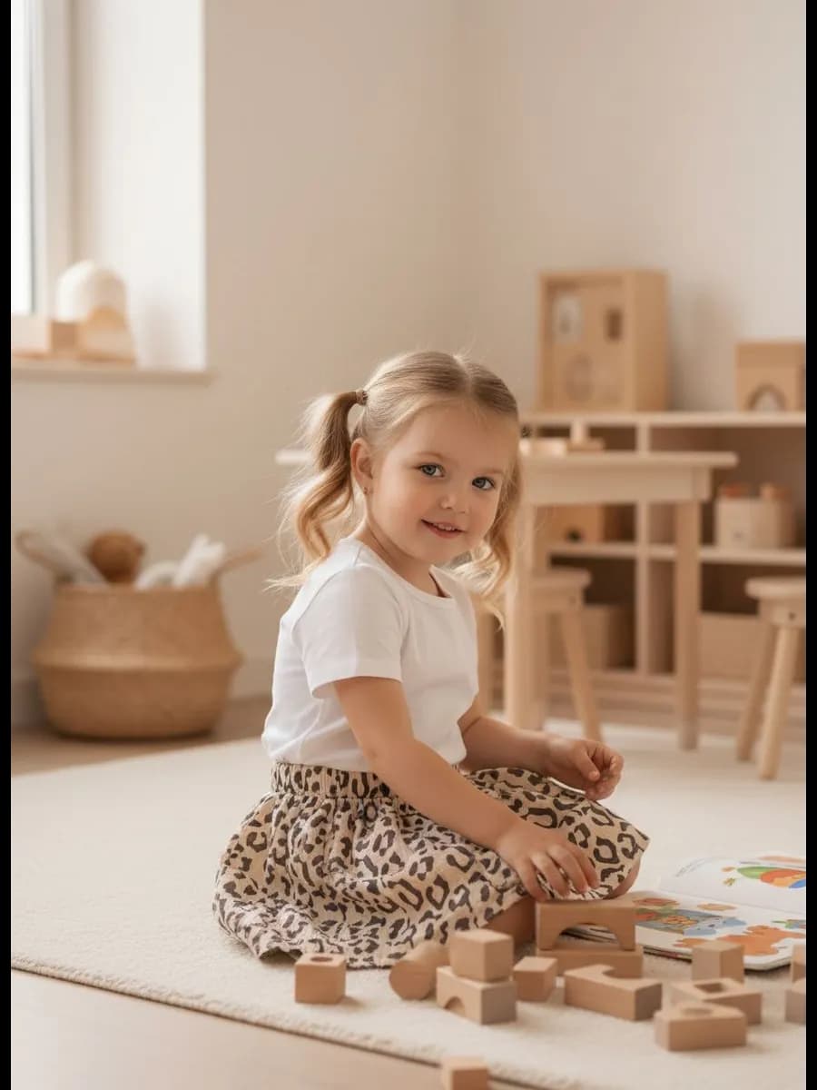 Детская юбка для садика